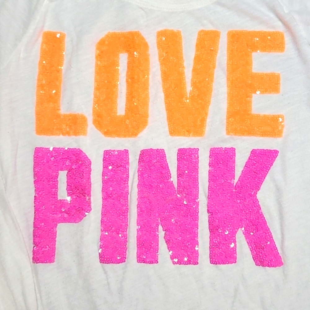 Victoria's secret Pink bling tee Meduim